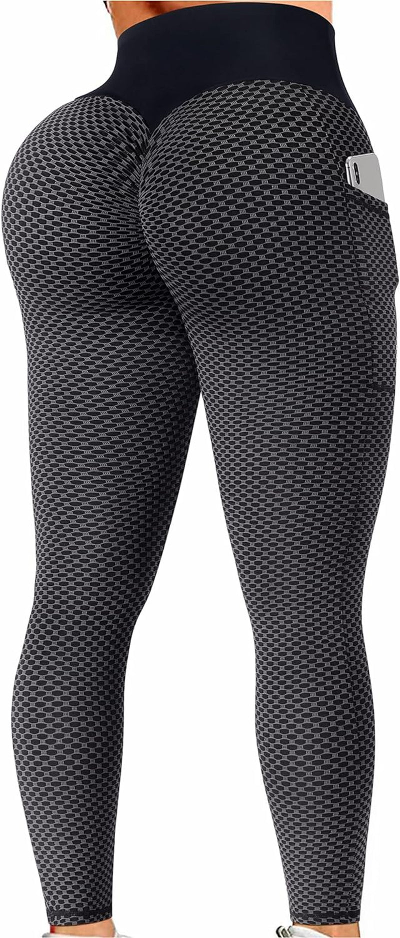 Women Scrunch Butt Lifting Workout Leggings Textured High Waist anti Cellulite Yoga Pants